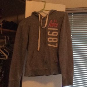 Aeropostale zip up sweater (new)